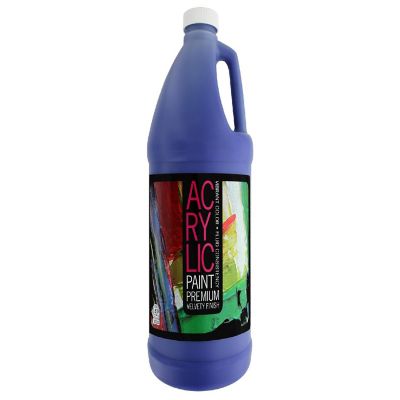 Pro Art Student Acrylic Paint 64oz Ultra Blue Image 1