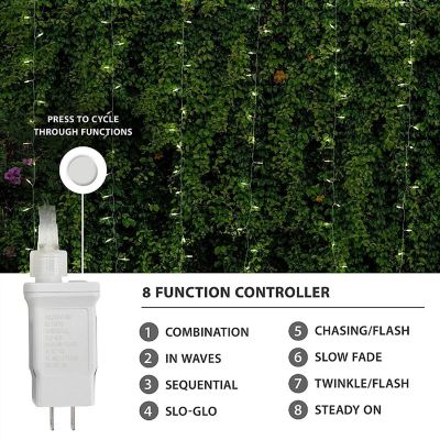 Product Works String Light, Warm White Mini String Lights, 8 Function, 300 Count Image 3
