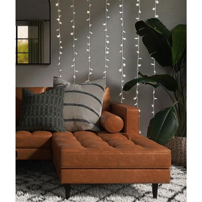 ProductWorks 18184 Light String, 2m x 3m, Warm White Stars, 300 Count, 8 Function Image 1