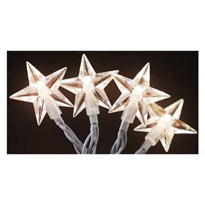 ProductWorks 18184 Light String, 2m x 3m, Warm White Stars, 300 Count, 8 Function Image 2