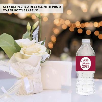 Prom Night Labels Burgundy, 20 Pack Image 2