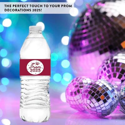 Prom Night Labels Burgundy, 20 Pack Image 3