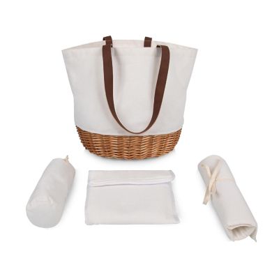 Promenade Picnic Basket - Beige Canvas Image 1