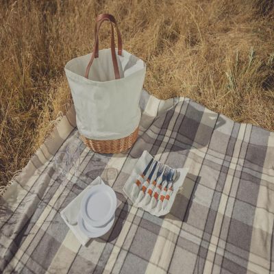 Promenade Picnic Basket - Beige Canvas Image 3