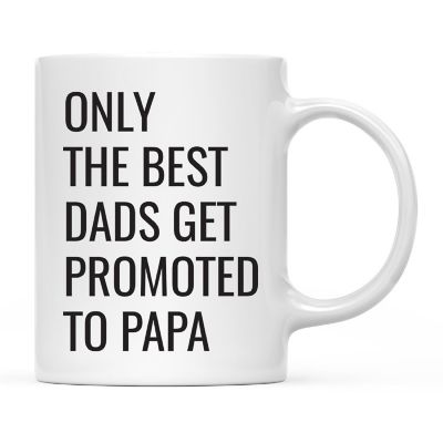 Promoted to Papa Ceramic Mug Image 2