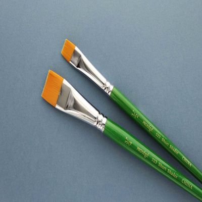 Protege Brush Set Gold Nylon Short Hand 2pc Image 3