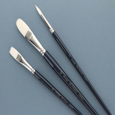 Protege Brush Set White Nylon Long Handle 3pc Image 3