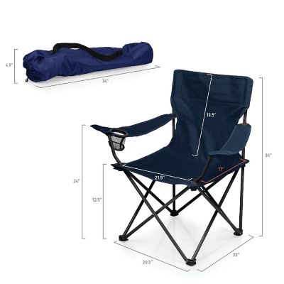 PTZ Camp Chair - Navy Blue Image 2