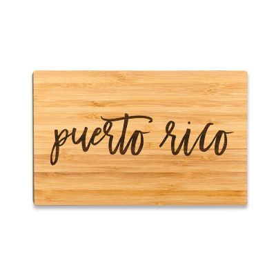 Puerto Rico Bamboo Board 9.5x6 Image 1