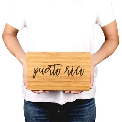 Puerto Rico Bamboo Board 9.5x6 Image 2