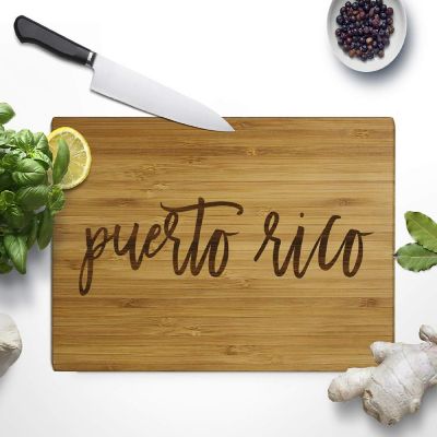 Puerto Rico Bamboo Board 9.5x6 Image 3