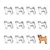 Pug Dog 3.75" Cookie Cutters Image 1