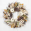 Pumpkin and Pinecone Fall Harvest Artificial Wreath - 24" - Unlit Image 1