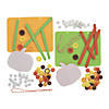 Pumpkin Button Frame Craft Kit - Makes 12 Image 1