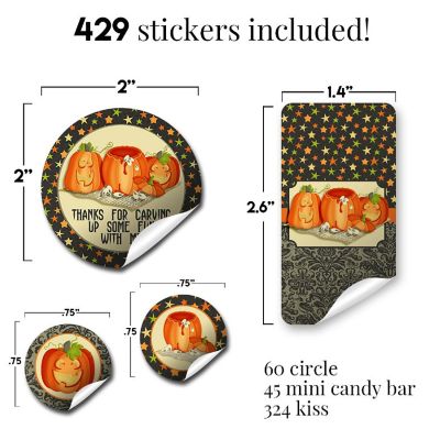 Pumpkin Carving Sticker Bundle 429pc. by AmandaCreation Image 1