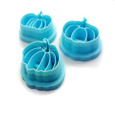 Pumpkin Clay Cutters for Halloween or Fall, 3 pcs Image 2