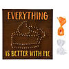 Pumpkin Pie String Art Craft Kit Image 1