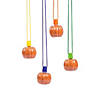 Pumpkin Sand Art Necklaces - 12 Pc. Image 1