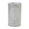 Punched Metal Tree Candle Holder (Set Of 2) 6"H, 8"H Metal Image 1