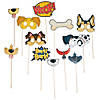 Puppy Party Photo Stick Props- 12 Pc. Image 1