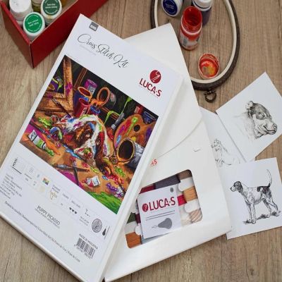 Puppy Picasso B2415L Counted Cross-Stitch Kit Image 2