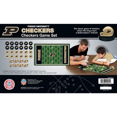 Purdue Boilermakers Checkers Board Game Image 3