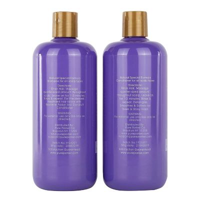 Pure by Rachelle Parker - Moisture Renewal Anti Dandruff Shampoo and Conditioner Set for Men & Women Image 3