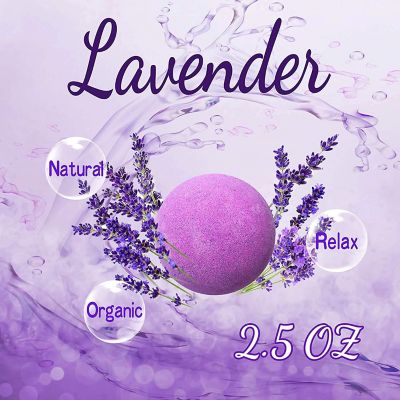 Pure Parker 18 Lavender Bath Bombs Gift Set with Essential Oils and Natural Ingredients Image 2