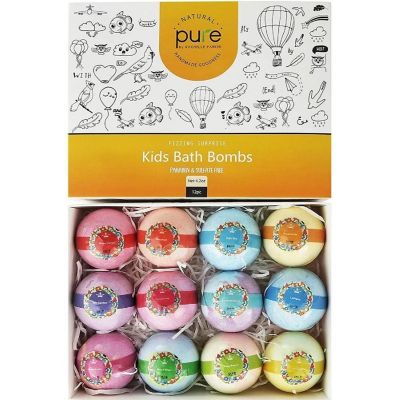 Pure Parker - Surprise 12 Bath Bombs 4.2oz for Kids with Toys Inside! Image 1