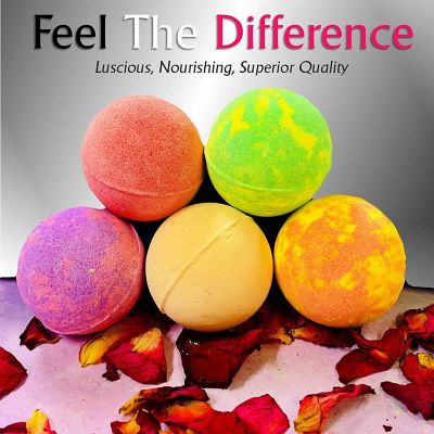 Purelis 24 Bath Bombs Gift Set, Natural Image 3