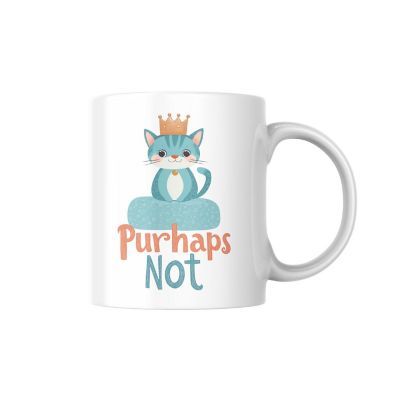 Purhaps Not Mug by Dancing Littles Jungle Image 1