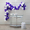 Purple & White 25 Ft. Balloon Garland Kit with Air Pump - 291 Pc. Image 1