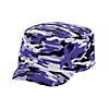 Purple Awareness Ribbon Camouflage Hats - 12 Pc. Image 1