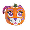 Purple Cat Pumpkin Decorating Craft Kit - Makes 12 Image 1