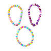 Purple Disc Bead Friendship Bracelets - 12 Pc. Image 1