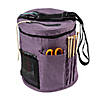 Purple Round Knitting Bag Image 1