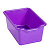 Purple Scoop-Front Storage Bins - 10 Pc. Image 1