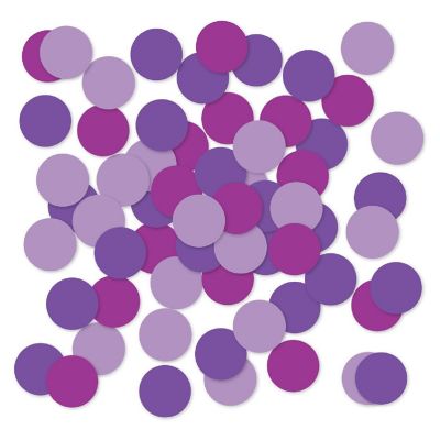 Purple Trio Confetti, 180-Pack Image 1