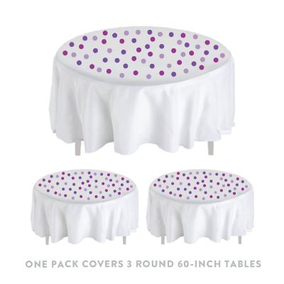 Purple Trio Confetti, 180-Pack Image 3