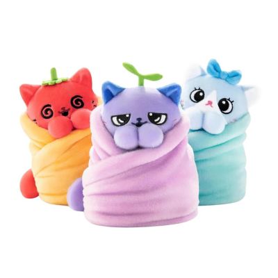 Purritos 7 Inch Plush Cat in Blanket  Beans Image 1