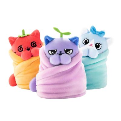 Purritos 7 Inch Plush Cat in Blanket  Salsa Image 1