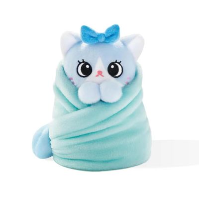 Purritos 7 Inch Plush Cat in Blanket  Verde Image 1