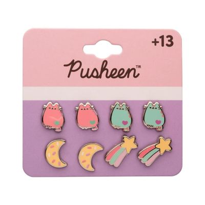 Pusheen Space 4-Piece Enamel Stud Earring Set Image 1