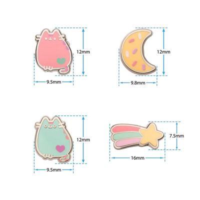 Pusheen Space 4-Piece Enamel Stud Earring Set Image 2