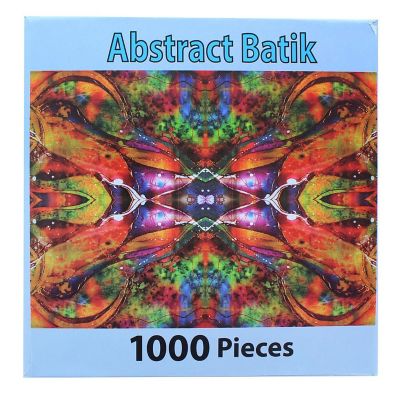 PuzzleWorks 1000 Piece Jigsaw Puzzle  Abstract Batik Image 1