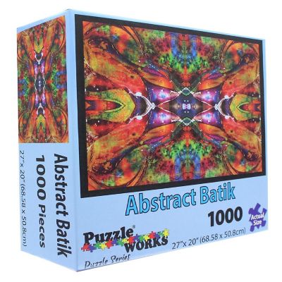 PuzzleWorks 1000 Piece Jigsaw Puzzle  Abstract Batik Image 2