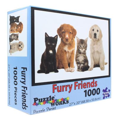 PuzzleWorks 1000 Piece Jigsaw Puzzle  Furry Friend Image 2