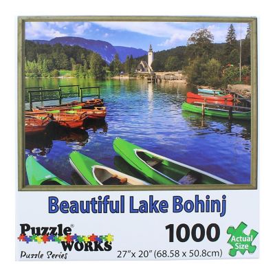 PuzzleWorks 1000 Piece Jigsaw Puzzle  Lake Bohinj Image 1