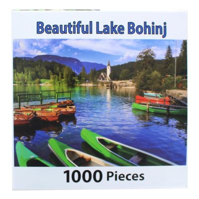PuzzleWorks 1000 Piece Jigsaw Puzzle  Lake Bohinj Image 1