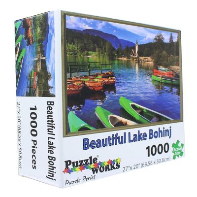PuzzleWorks 1000 Piece Jigsaw Puzzle  Lake Bohinj Image 2